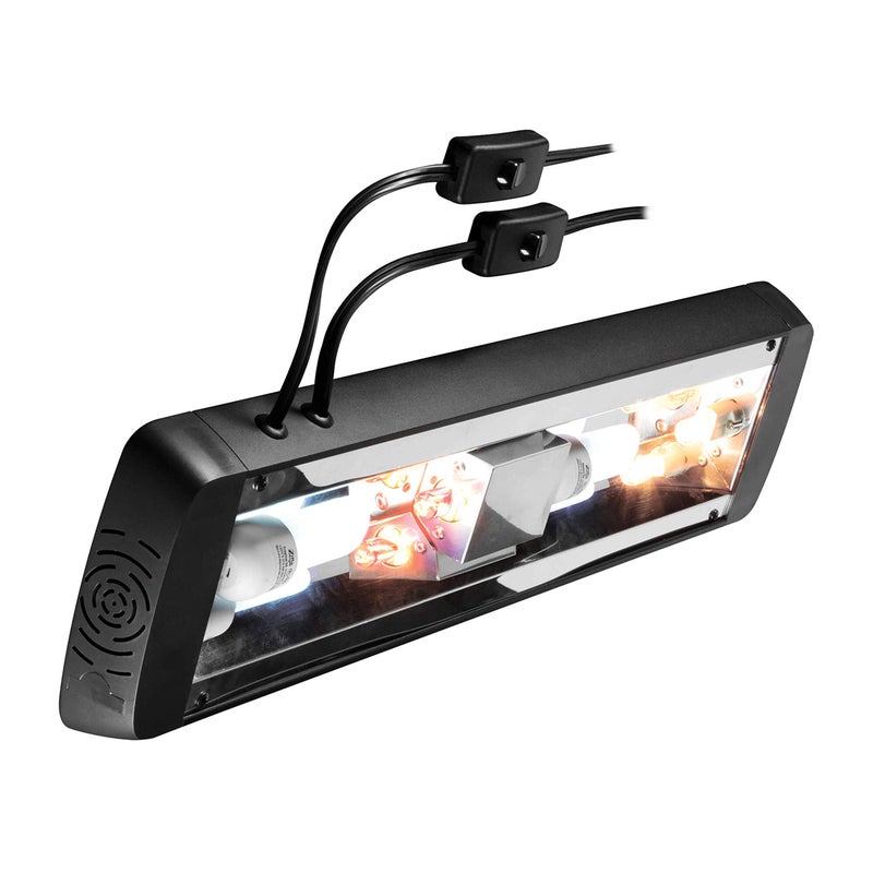 Zilla Pro Sol Customizable Light & UVB Fixture for Reptile Terrariums, 20 Inches - Image 1